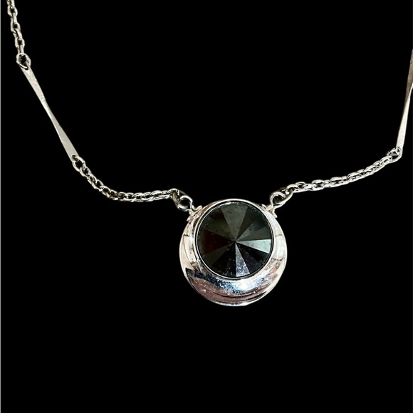 Sarah Coventry Jewelry - Sarah Coventry Silver Necklace with Circular Pendant